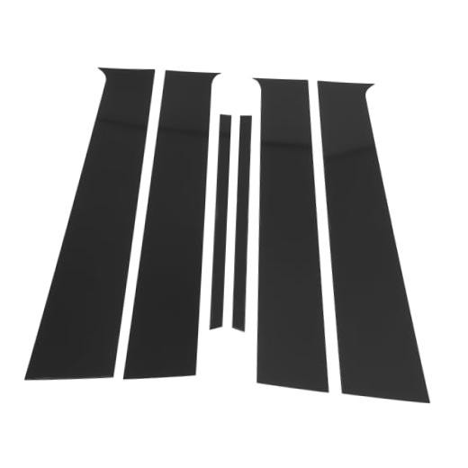 Door Pillar Window Trim for Nissan Versa Almera Sunny 2010-2019 Front Black