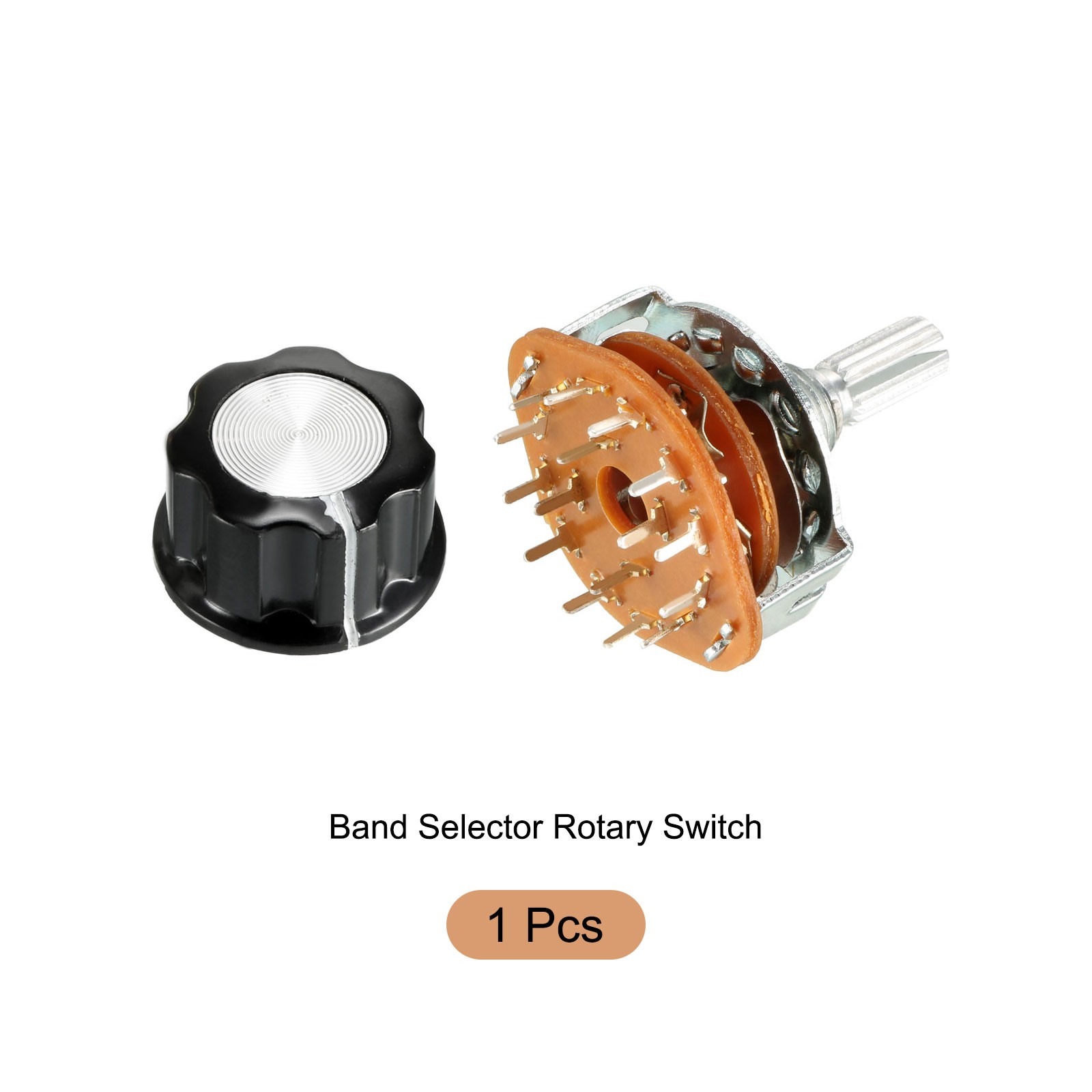 Band Selector Rotary Switch 4P3T 4 Pole 3 Throw 1 Deck