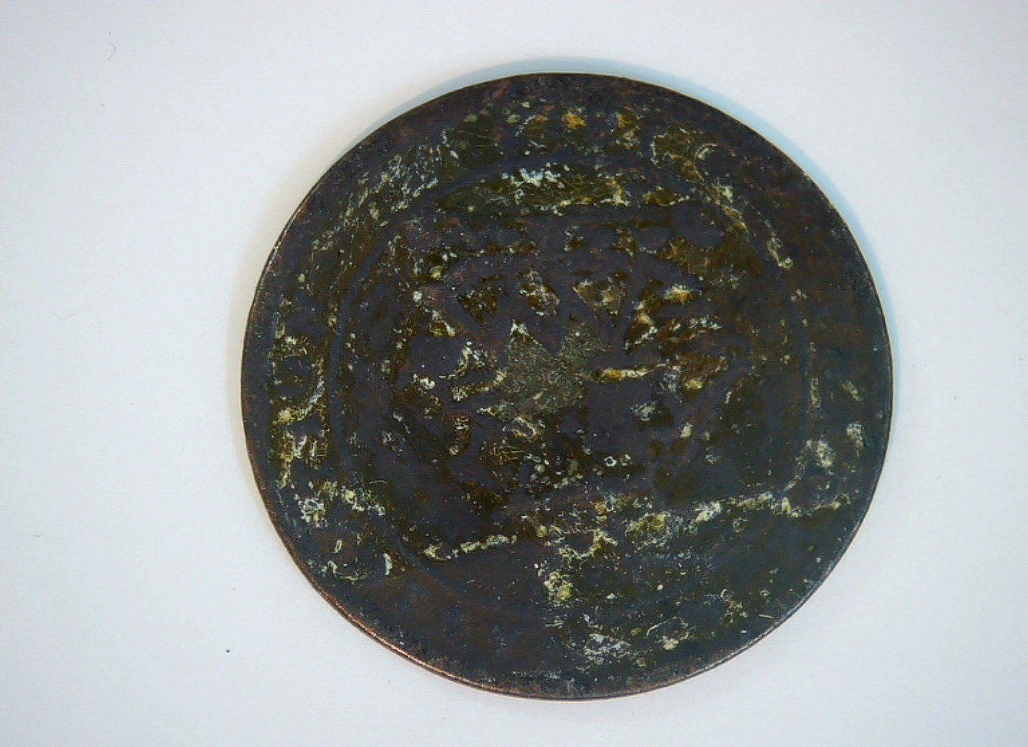 USA Half p Hard Times token (1830s) - 'Half Penny Token' type Token
