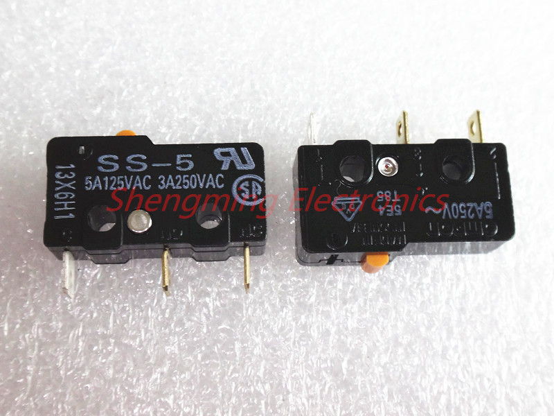 10pcs SS-5 5A 125VAC Omron micro switch