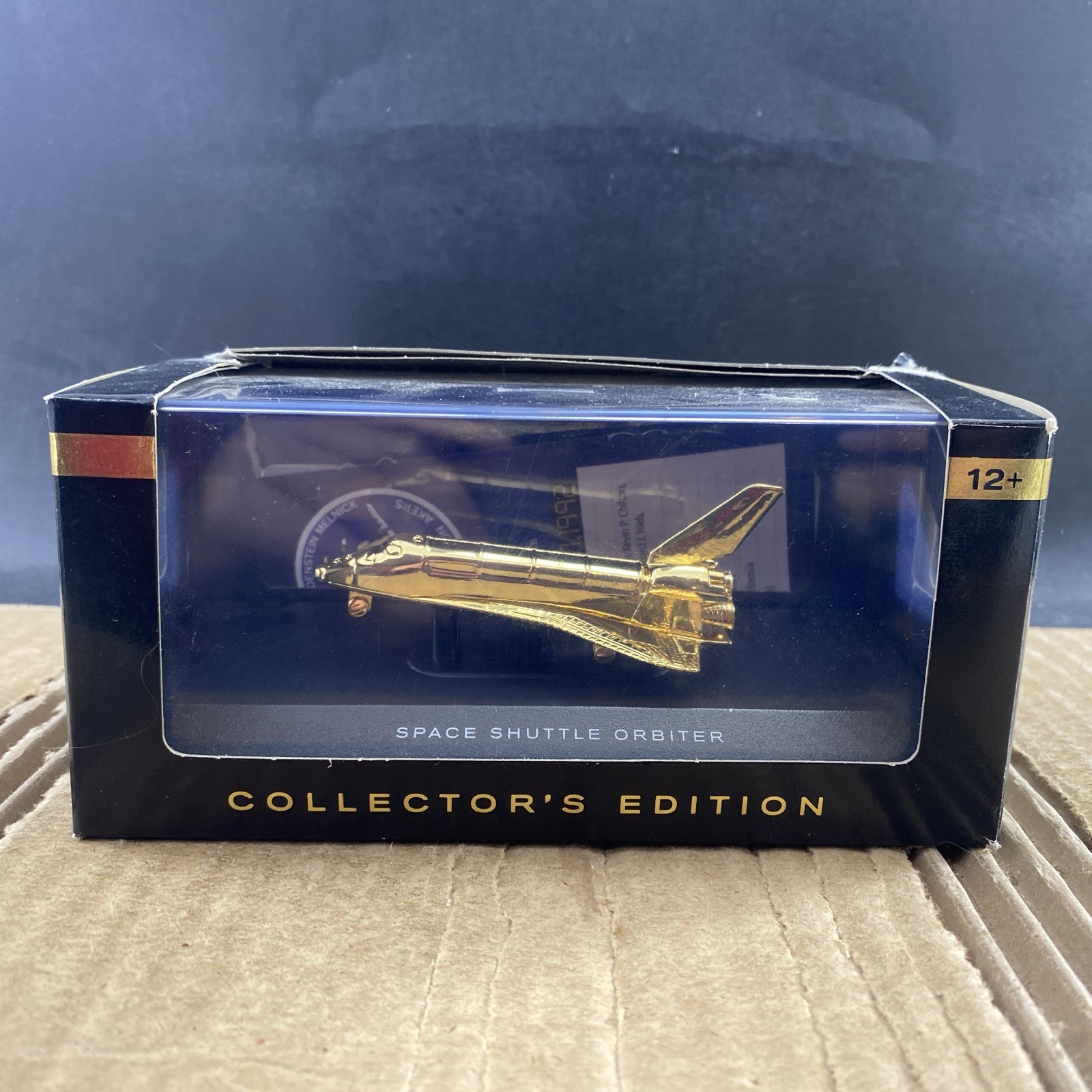 Smithsonian Collector’s Edition 24 Karat Gold Plated Shuttle Orbiter