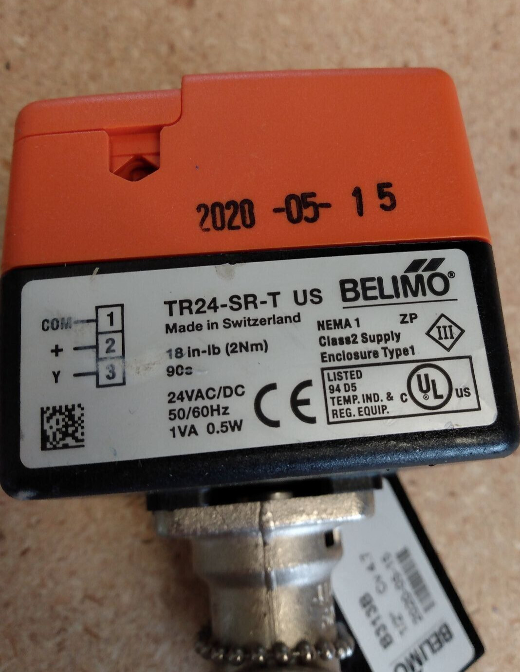 Belimo B313+TR24-SR-T 1/2" Cv3