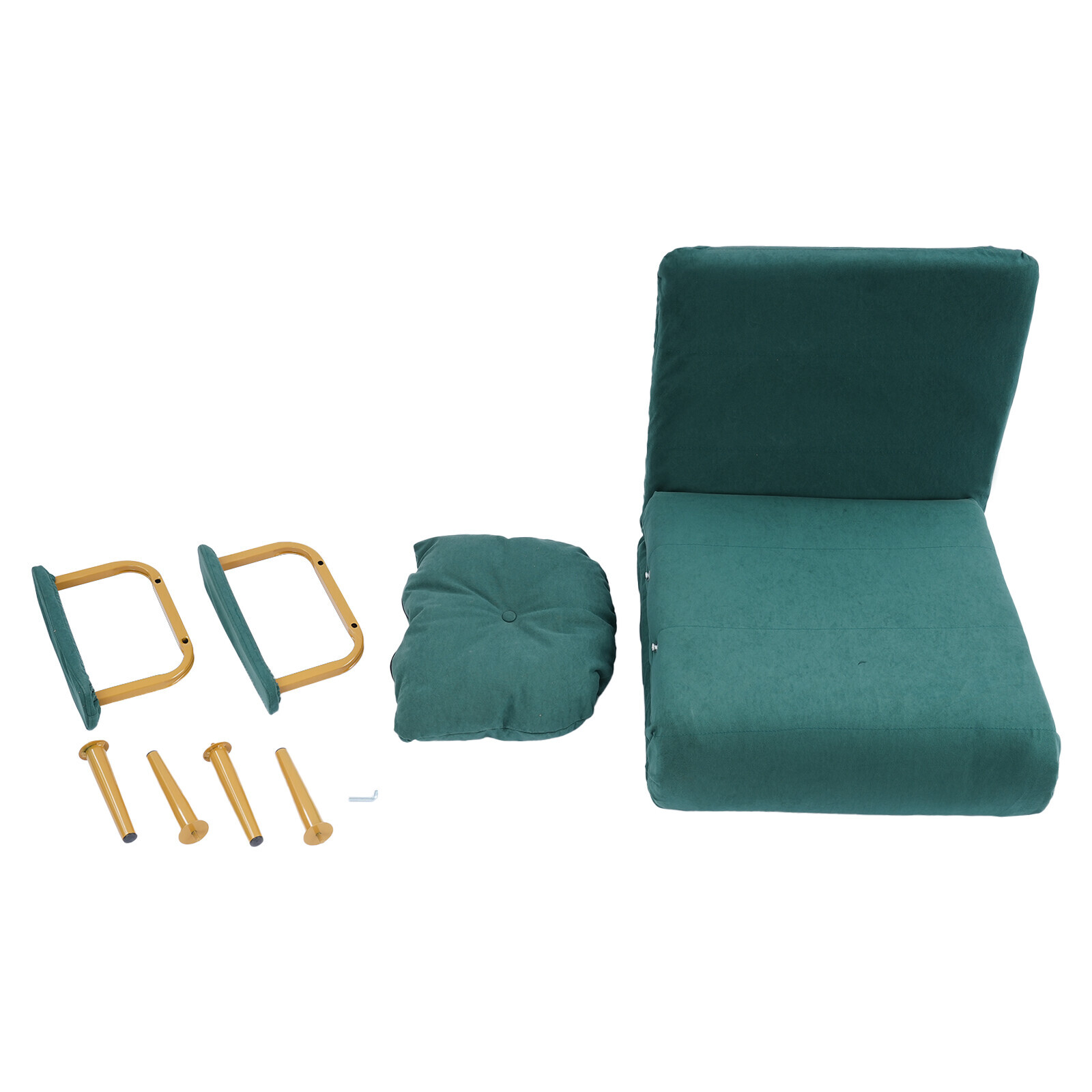 Convertible Sofa Bed Folding Arm Chair Sleeper Leisure Recliner Lounge Couch