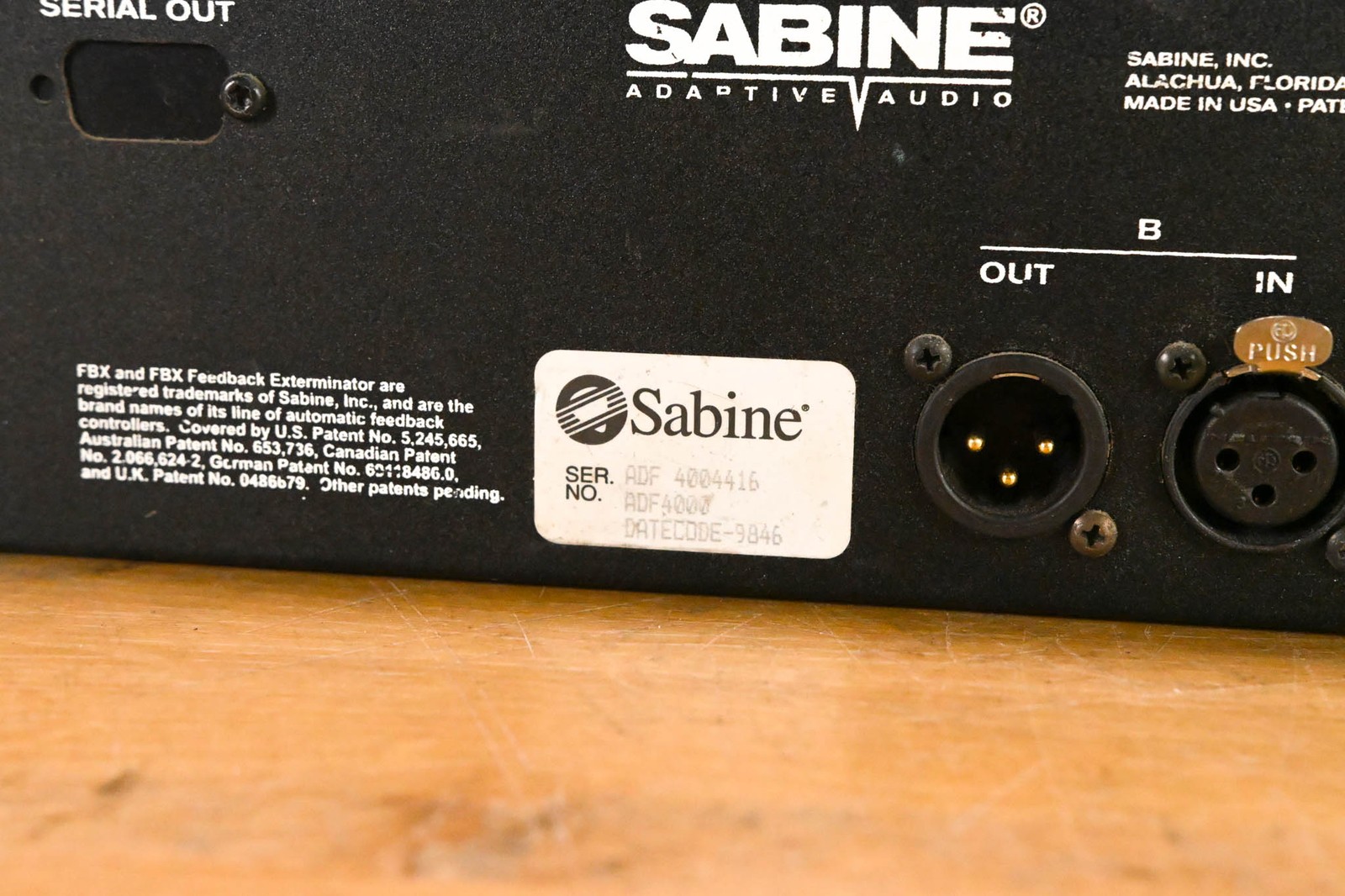 Sabine Power-Q ADF-4000 Processor CG01XU8