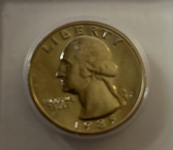 1985 P Washington Quarter NGC MS67