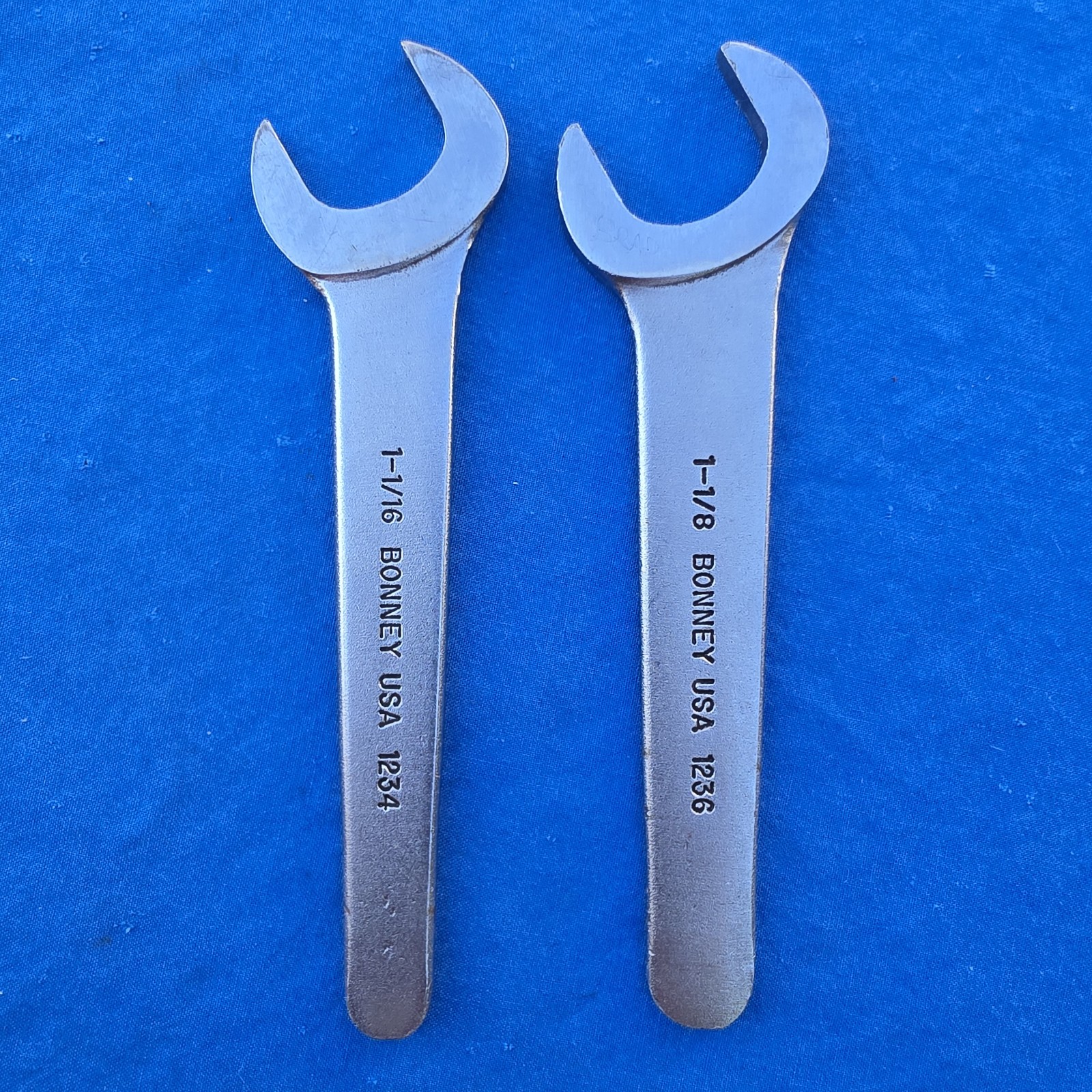 Bonney 1234 & 1236  Pump Wrenches 1 1/16" & 1 1/8" USA