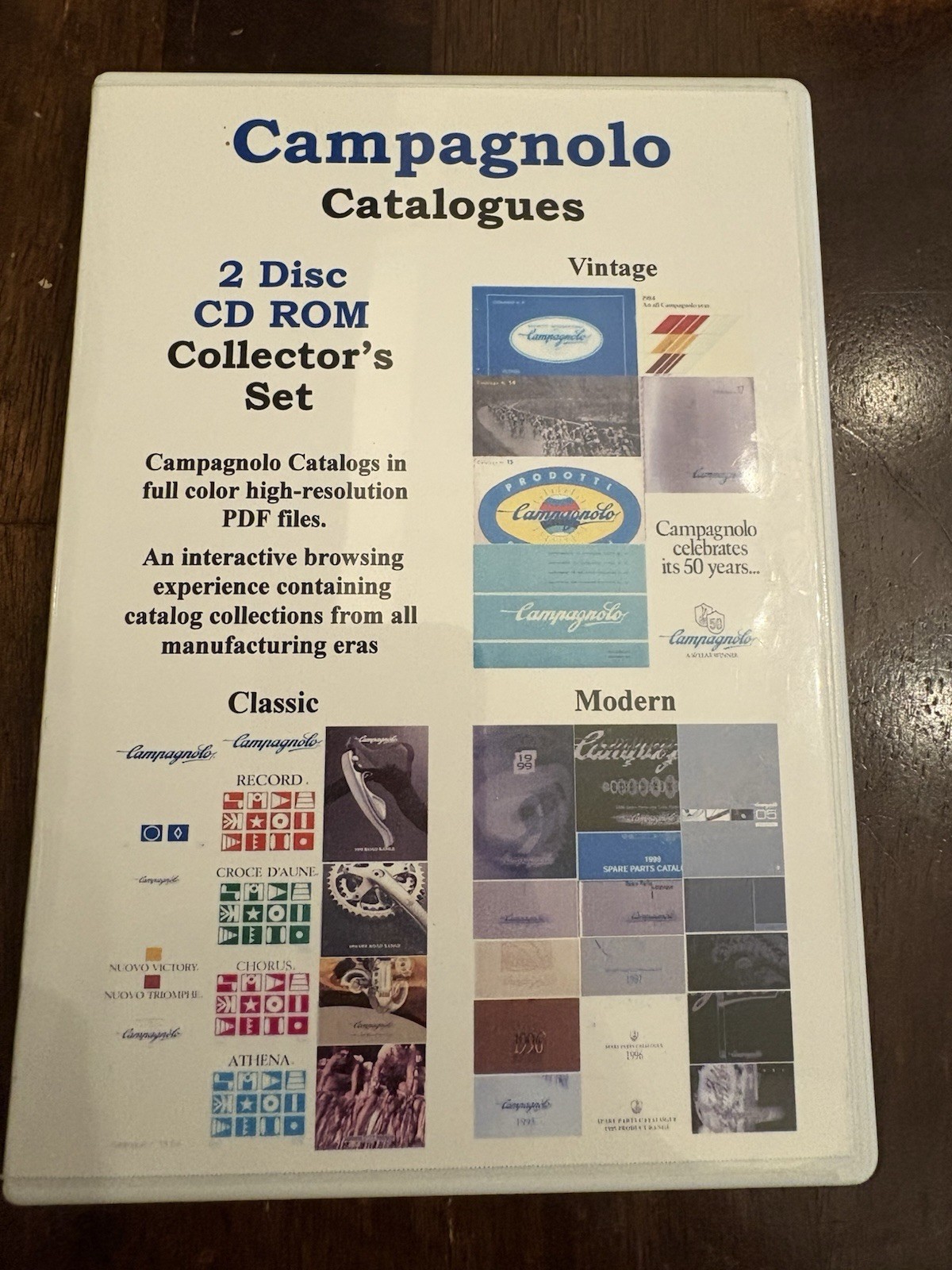 Campagnolo Catalogues - 2 DISC CD-ROM Collector’s Set