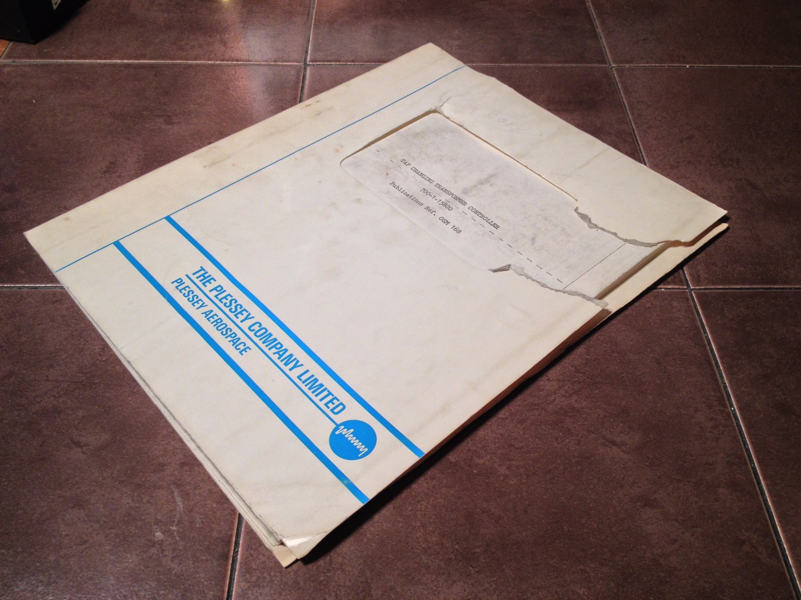 Plessey Tap Changing Transformer Controller 700-1-15820 Overhaul Manual