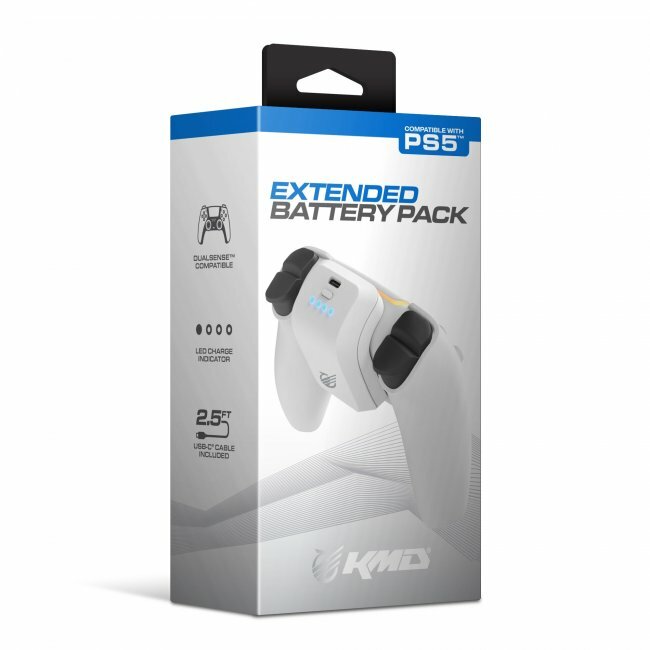 KMD Extended Battery Pack for DualSense PS5 Controller