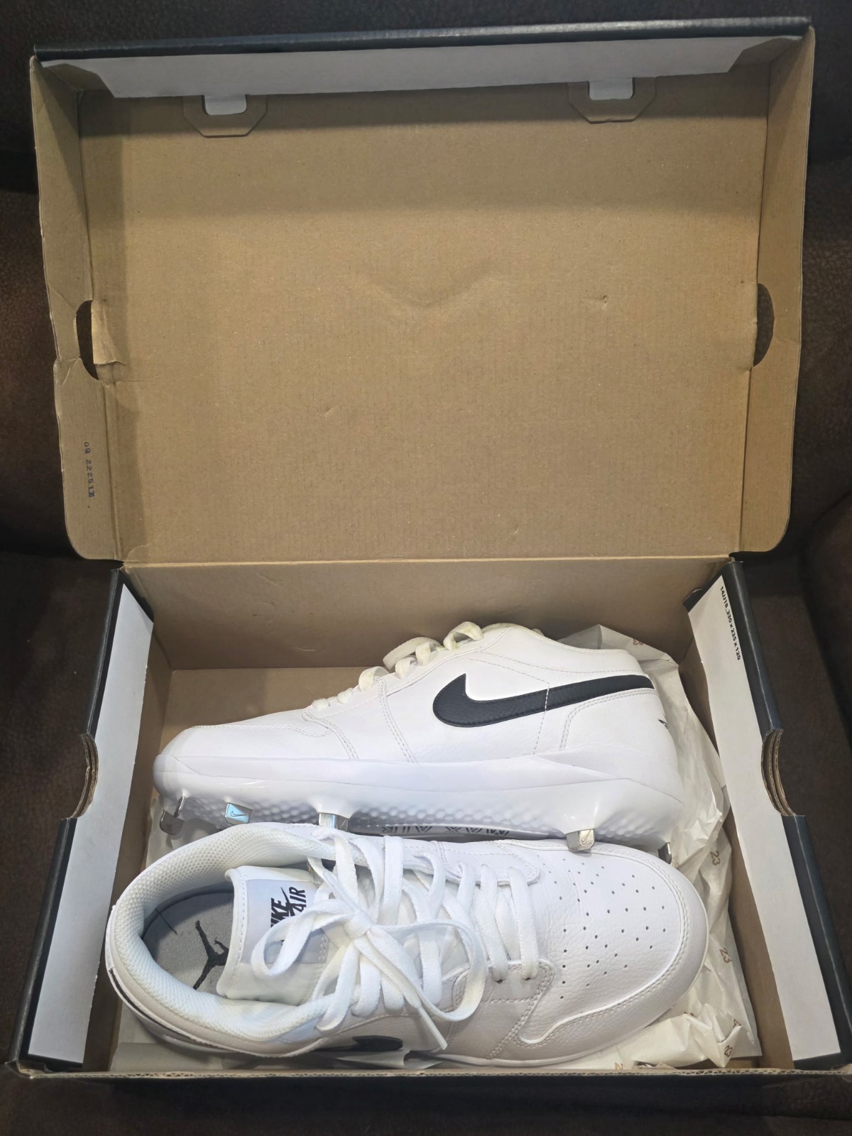 Nike Jordan Size 10 1 Retro Low Metal Baseball Cleats FV2270 101 Men’s