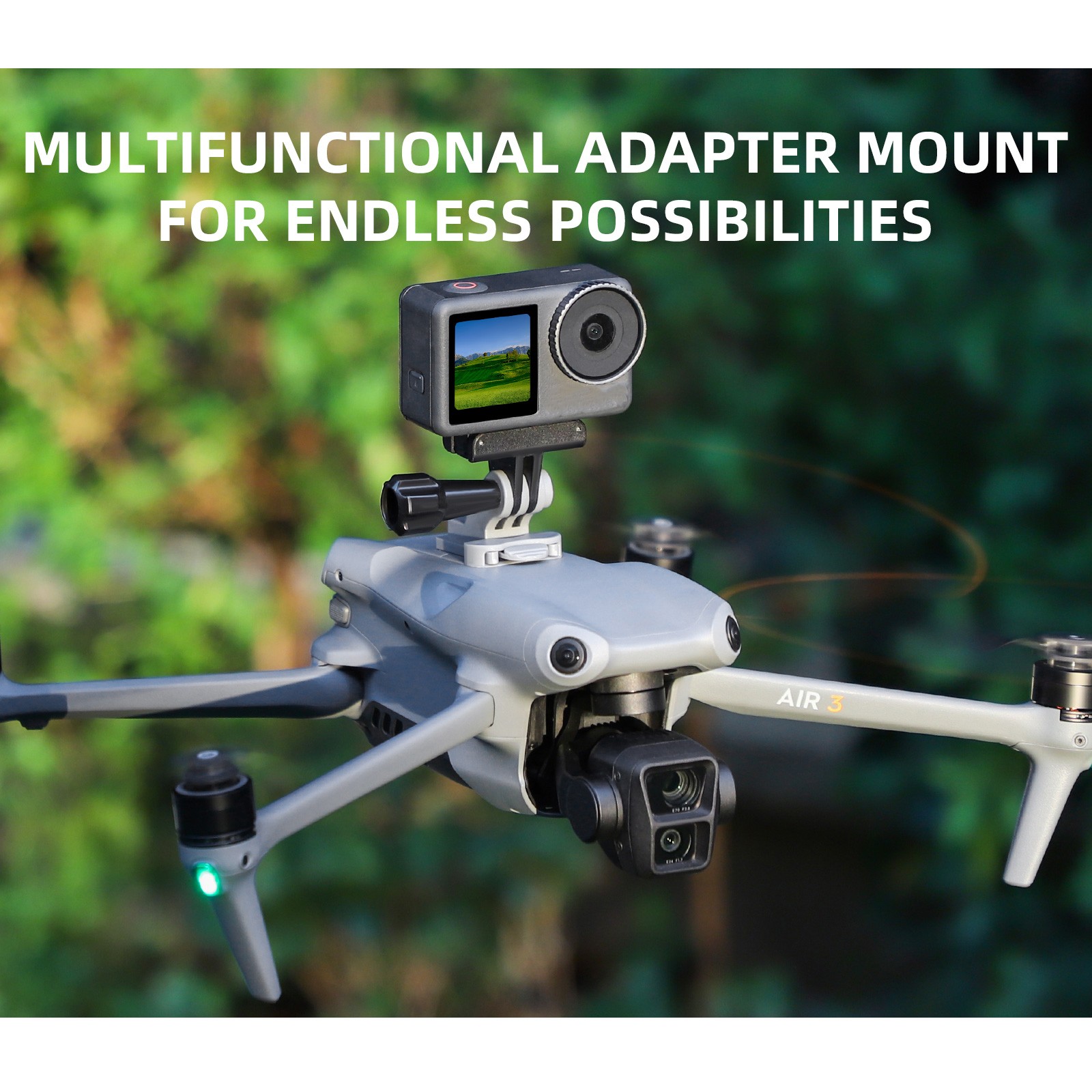 For DJI Air 3 Drone Accessories Action Camera Holder Mount Connection Bracket