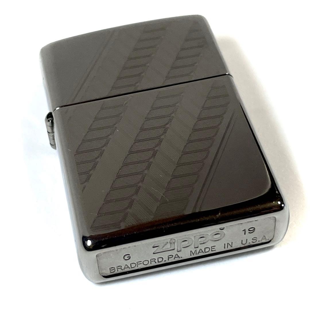 Zippo 2019 Black Ice Luxury Diagonal Black Ice
