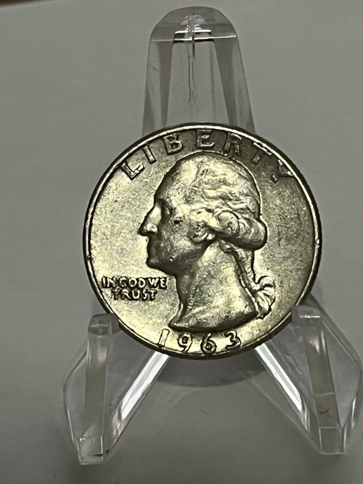 1963  Washington Silver Quarter 25c Nice Circulated # TC50