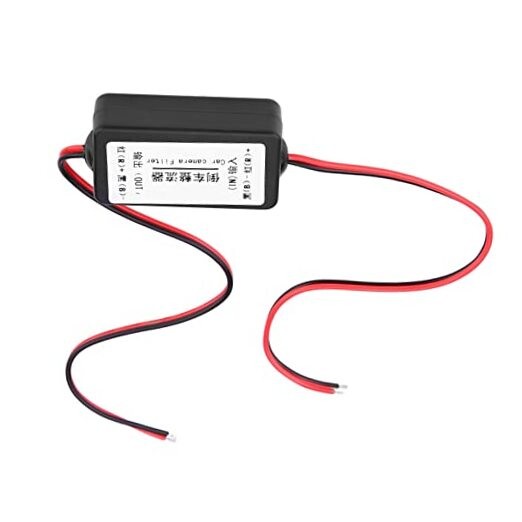 12V DC Car Rearview Camera Power Relay Capacitor Filter Rectifier