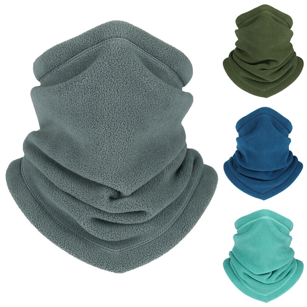 Neck Gaiter Face Mask Windproof Fleece Thermal Scarft Men Women for Sport Hiking