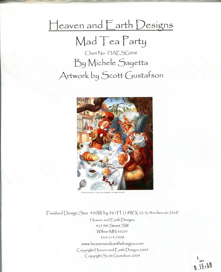 Cross Stitch Chart - Heaven & Earth  - Mad Tea Party