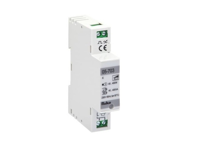 Niko 05-703 modular dimmer 40-400 VA 230 VAC 50 Hz universal