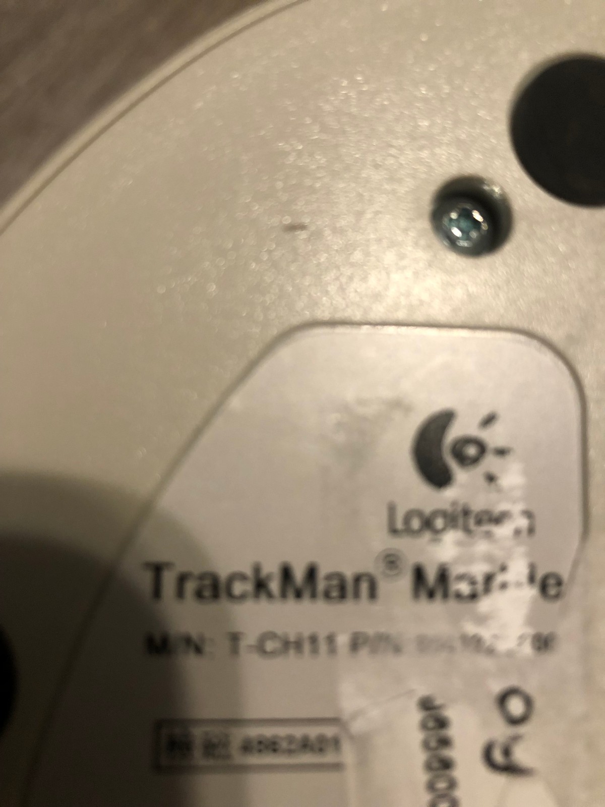 Logitech Trackball TrackMan Marble Mouse T-CH11 Computer PS/2 not usb TESTED
