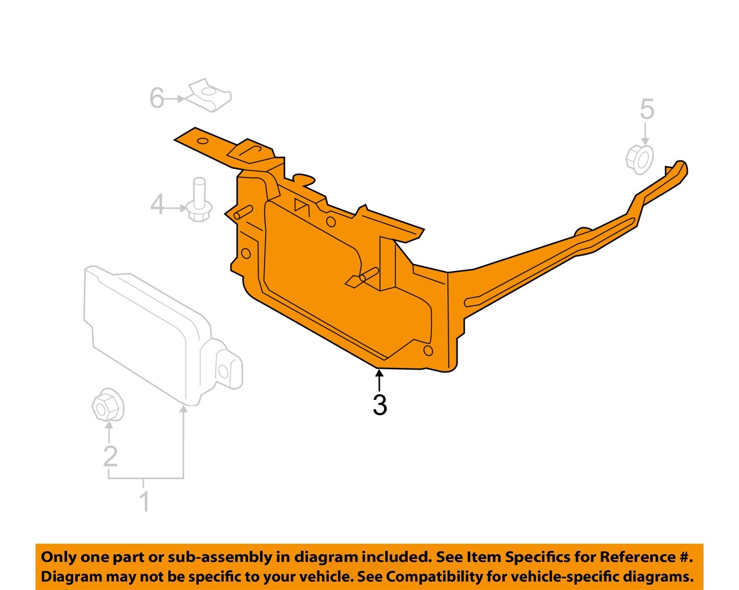 FORD OEM 19-23 Edge Electrical Cruise Control System-Mount Bracket KT4Z14C022AA