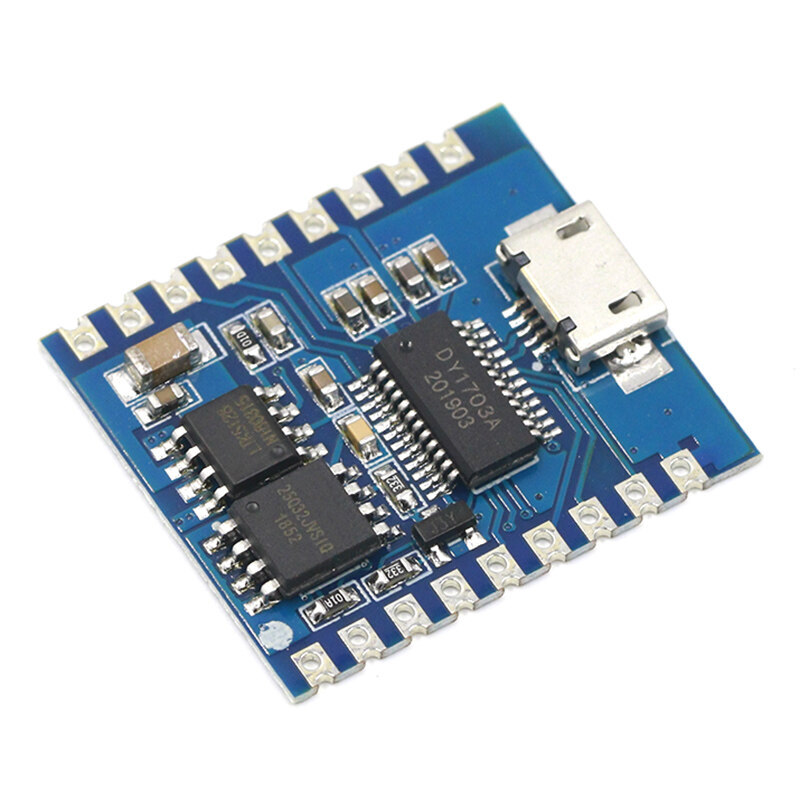 DY-SV17F Audio Module Mini MP3 Player IO Trigger USB Download Flash Voice Module