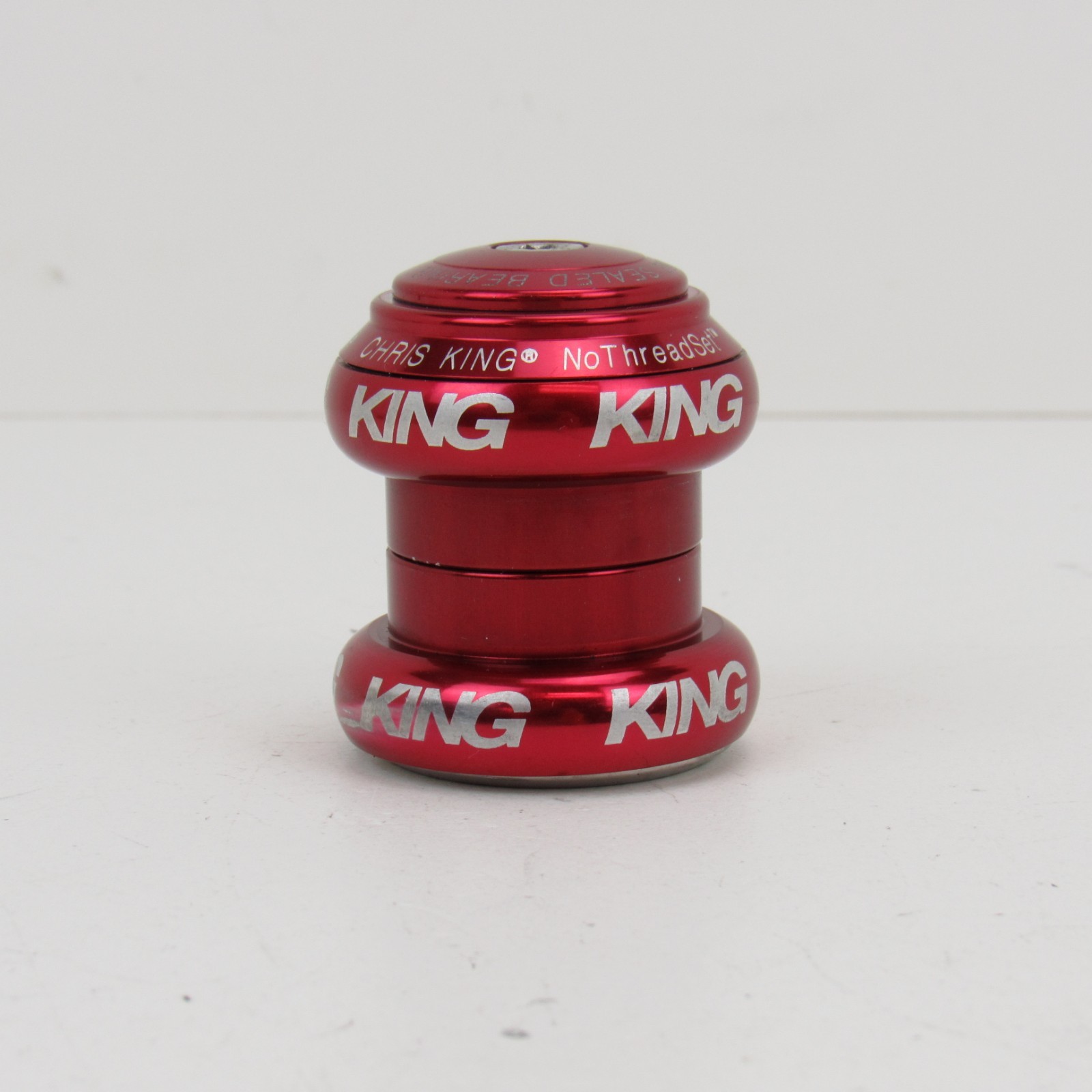 Chris King "NoThreadSet", Headset, 1-1/8" Red