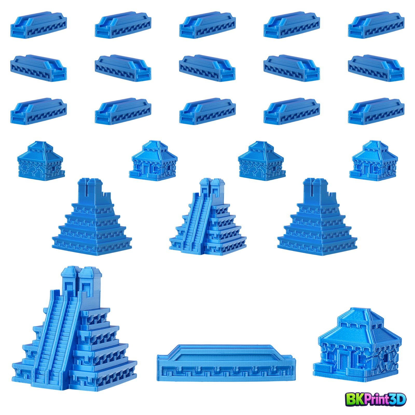 Aztec Empire Set for Catan | Civilization Replacement Pieces