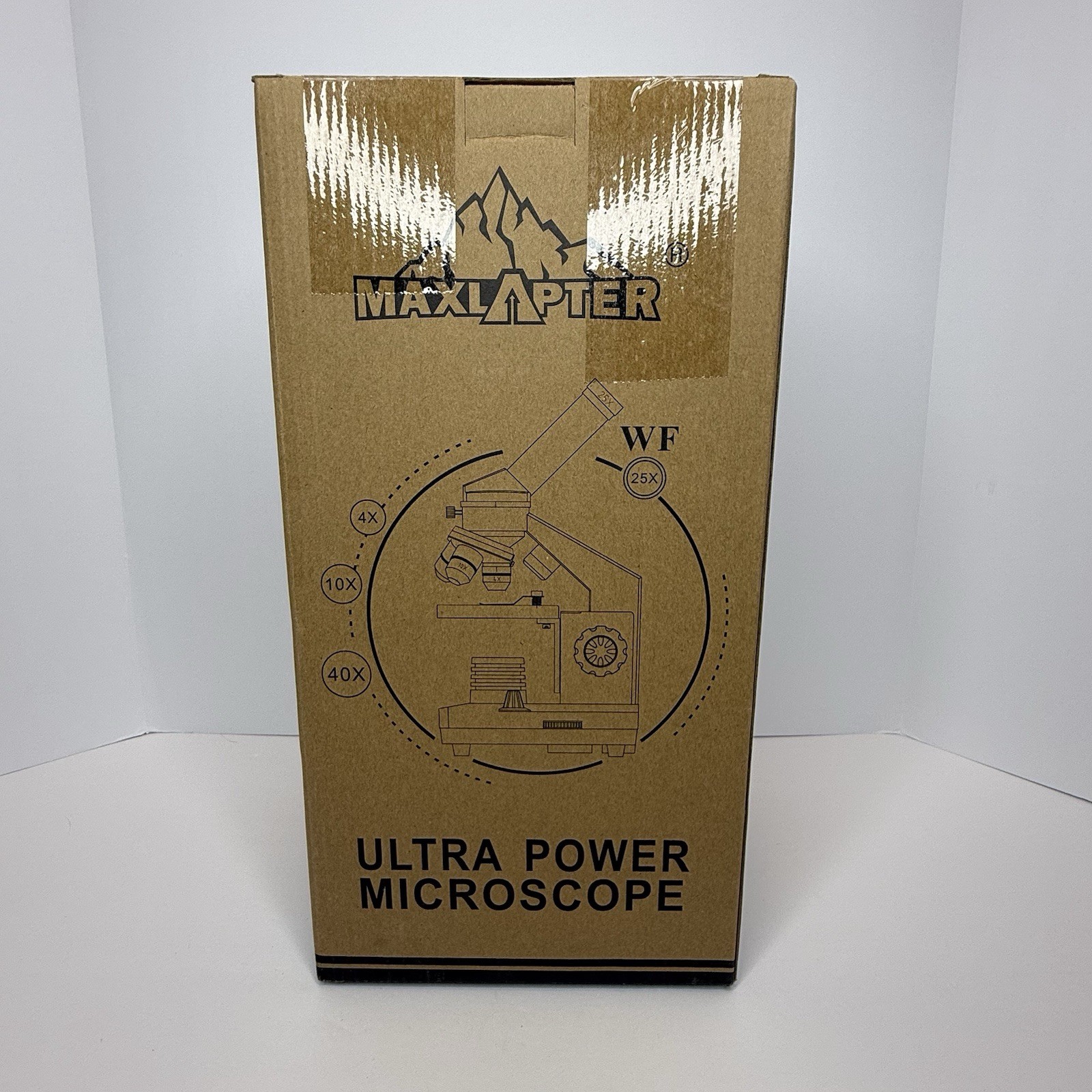 Maxlapter Ultra Power Microscope Kit With Specimens 200-2000X Magnification New