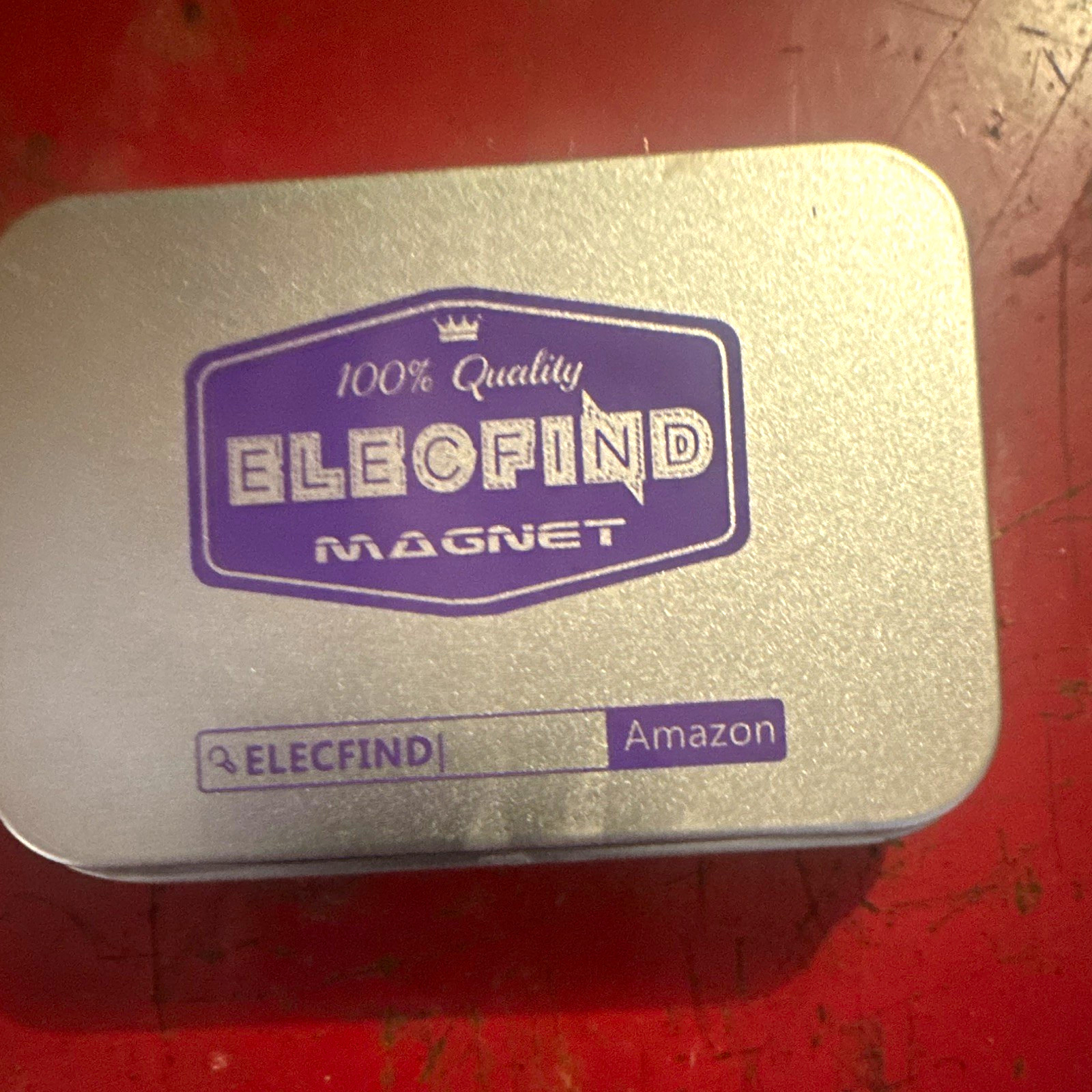 ELECFIND Neodymium Disc Magnets 80-Pack Silver w/ Metal Tin Case