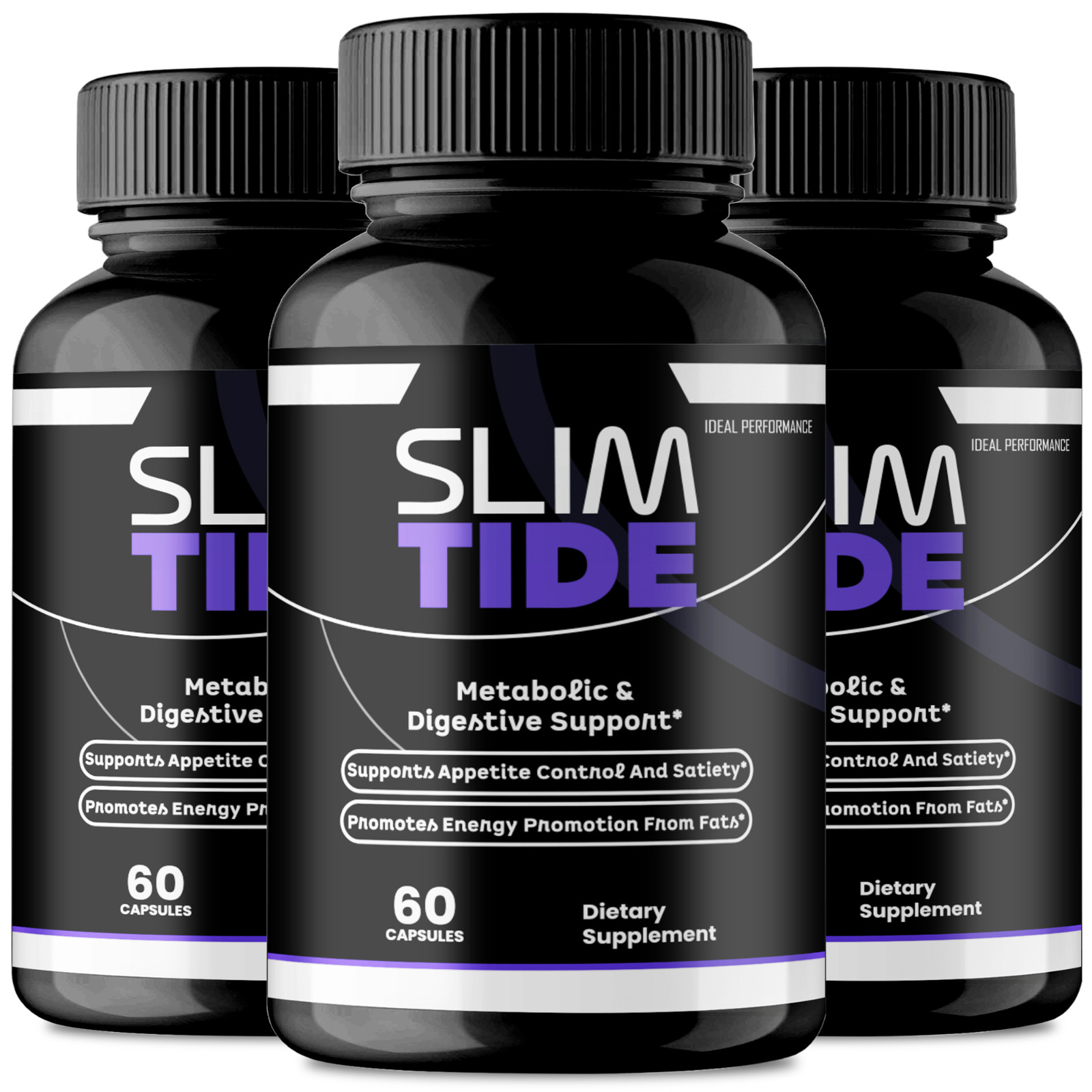 Slim Tide Capsules, Official SlimTide Supplement Pills Maximum Strength (3 Pack)