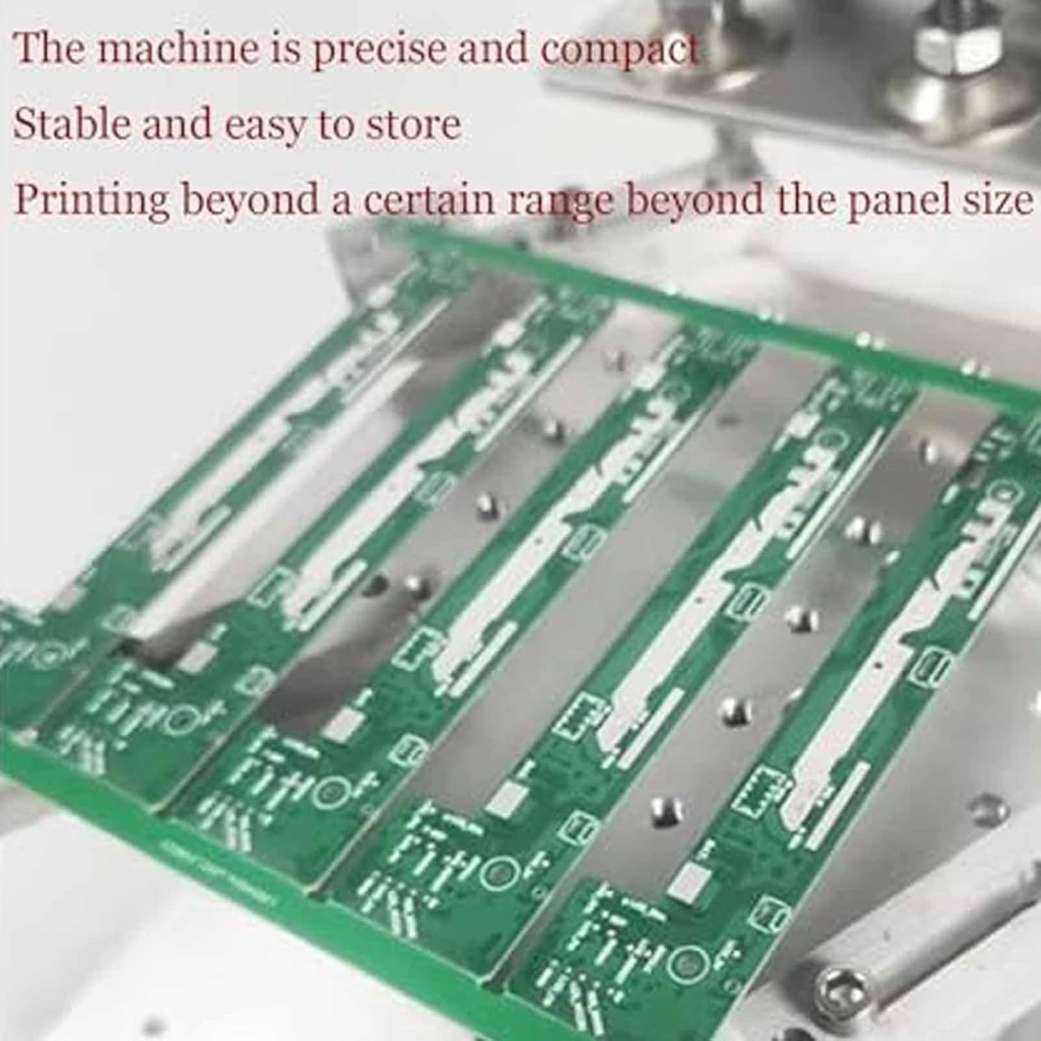 Manual Solder Paste Printer 150mm High Precision Stencil Printing Table for PCB