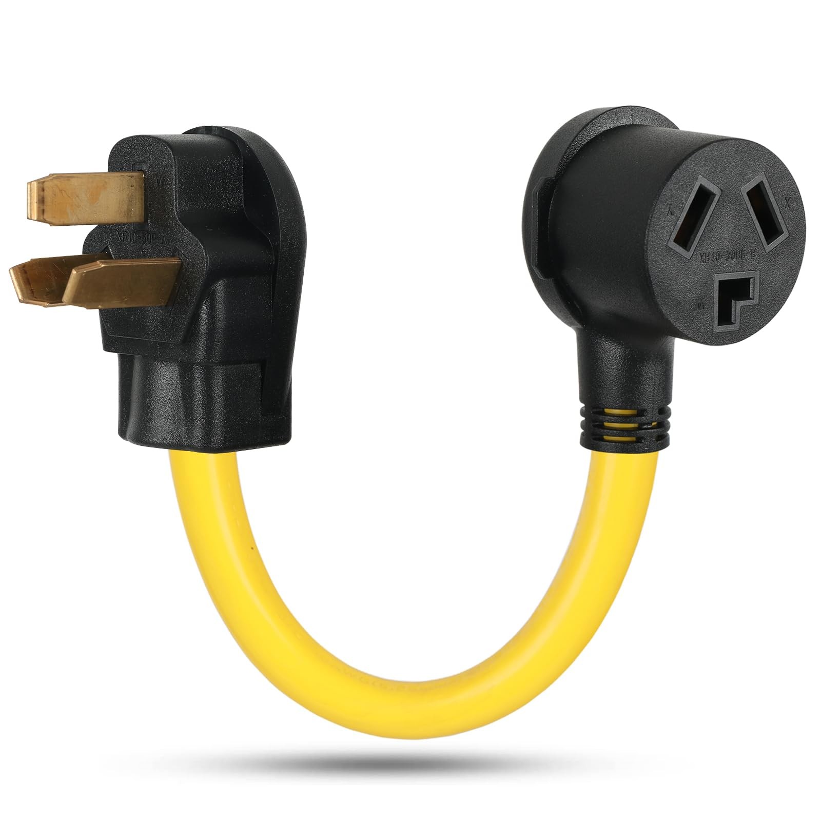 NEMA 10-50P To 10-30R Dryer Adapter Cord 3 Prong 50 Amp Male 30 Amp Female
