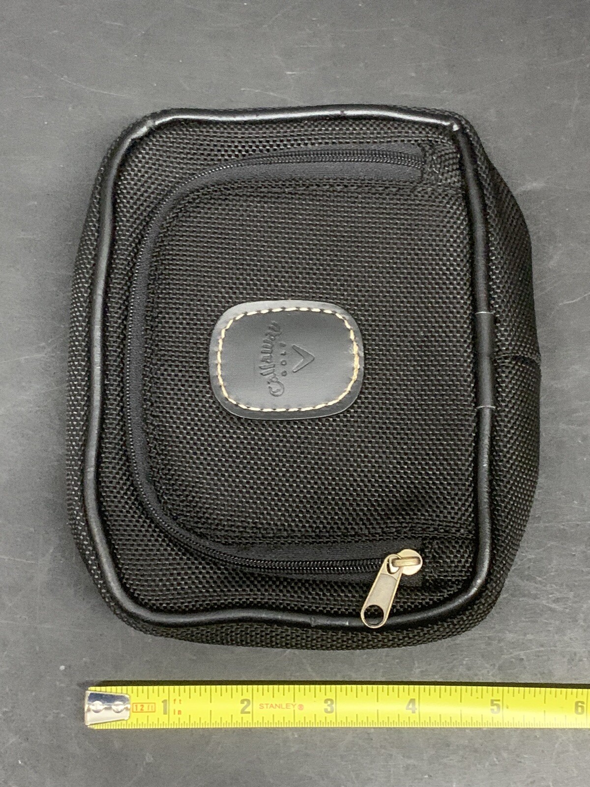 Callaway Golf Rangefinder Case Ball Tee Black Zipper
