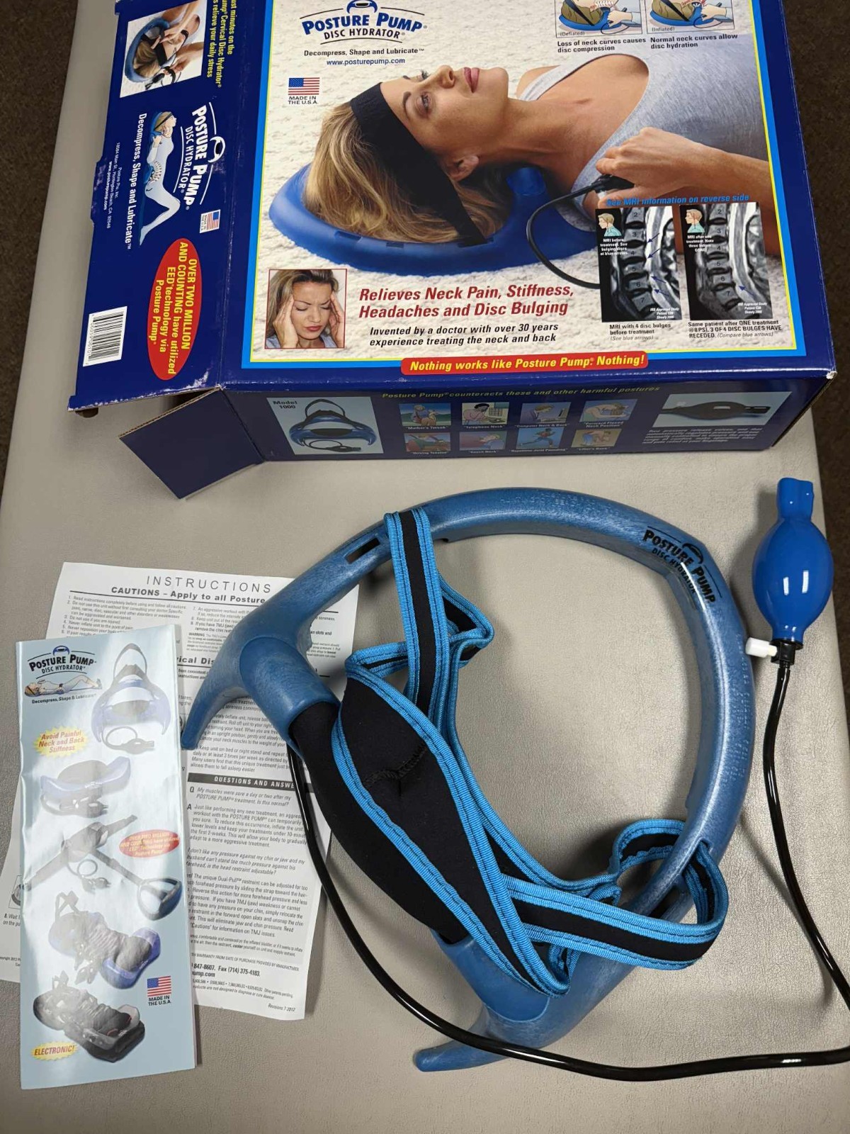 Posture Pump Disc Hydrator - Chiropractic - Orthopedic device