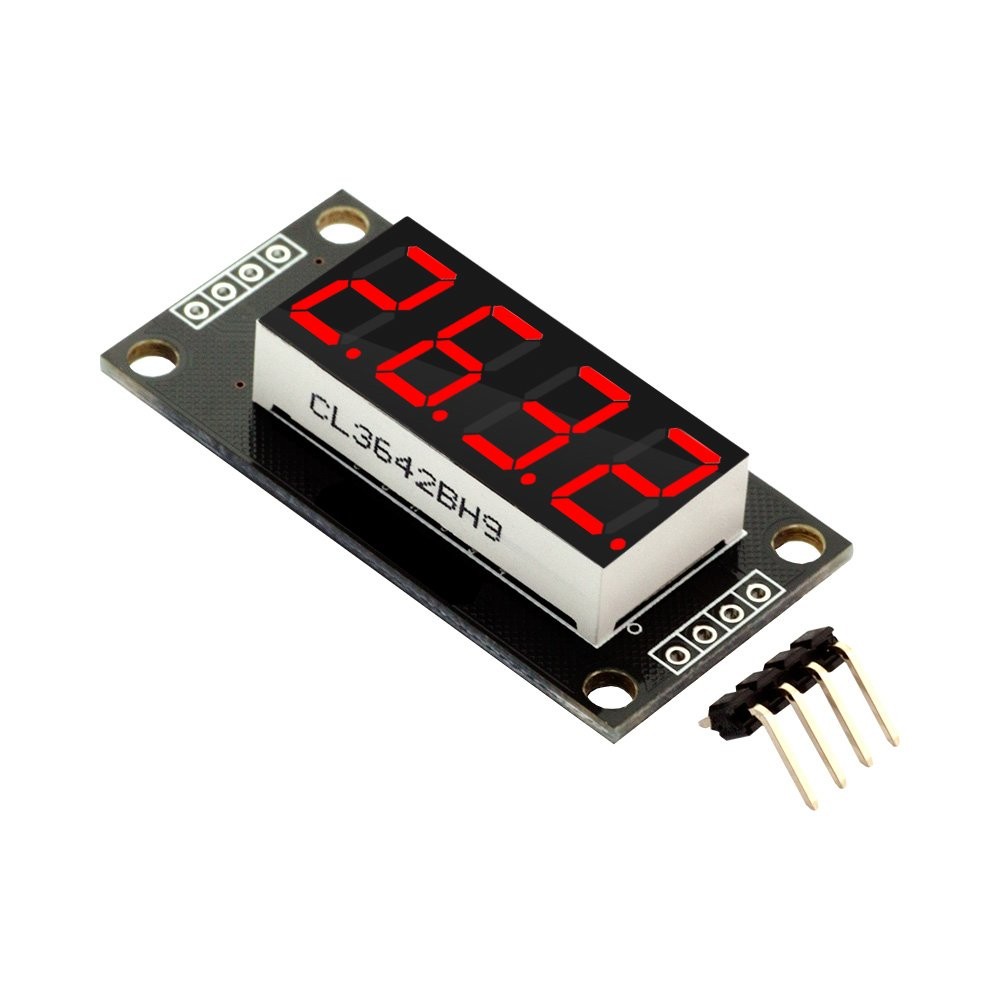 0.36" inch TM1637 7-Segment 4Bit Digital Tube LED Red Display Module For Arduino