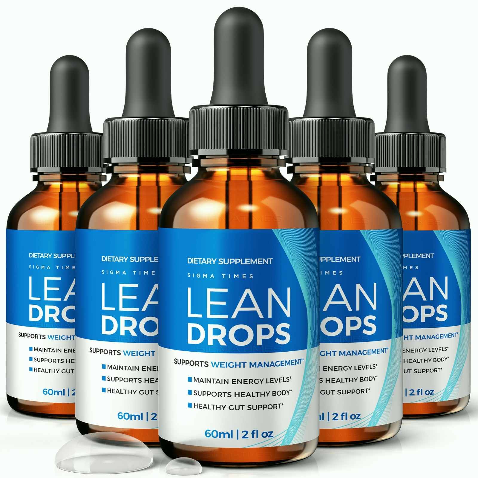 Lean Drops for Weight Loss, Advanced LeanDrops Fat-Burning Formula - 5 Pack