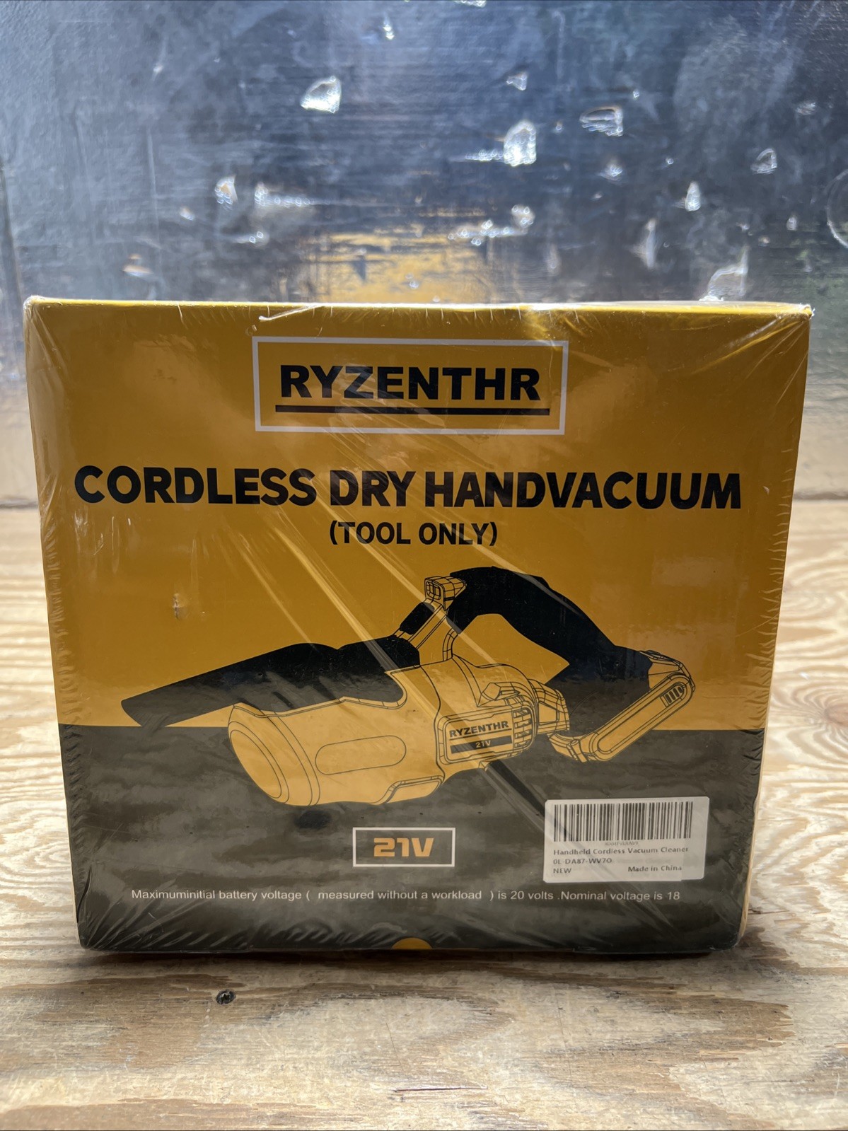RYZENTHR 21V Cordless Dry Handvacuum (Tool Only)