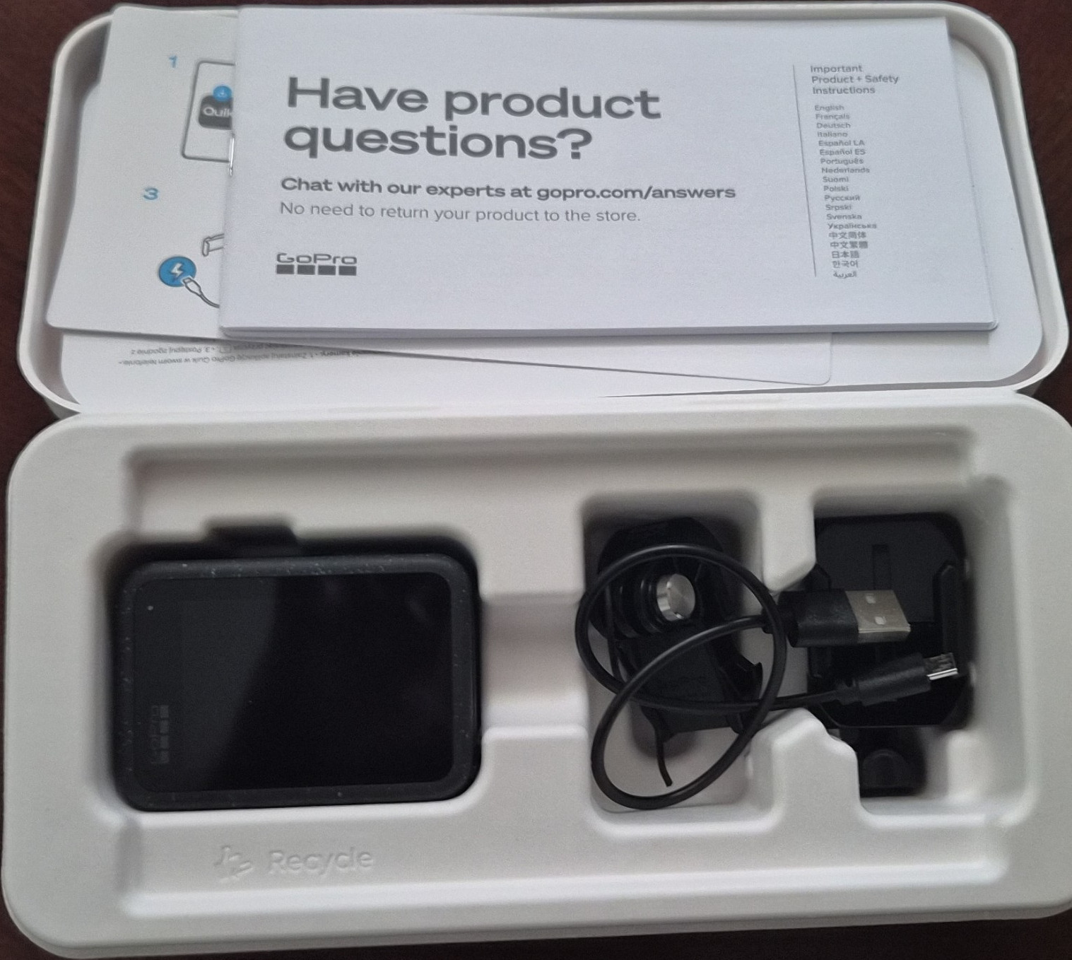 GoPro HERO12 Black Accessory Bundle for HERO12 Black Camera USB Connectivity