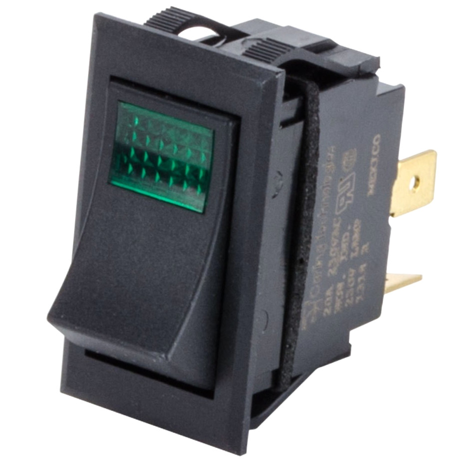 Lincoln 369432 Rocker Switch On/Off Green Lighted Replacement - Free Shipping