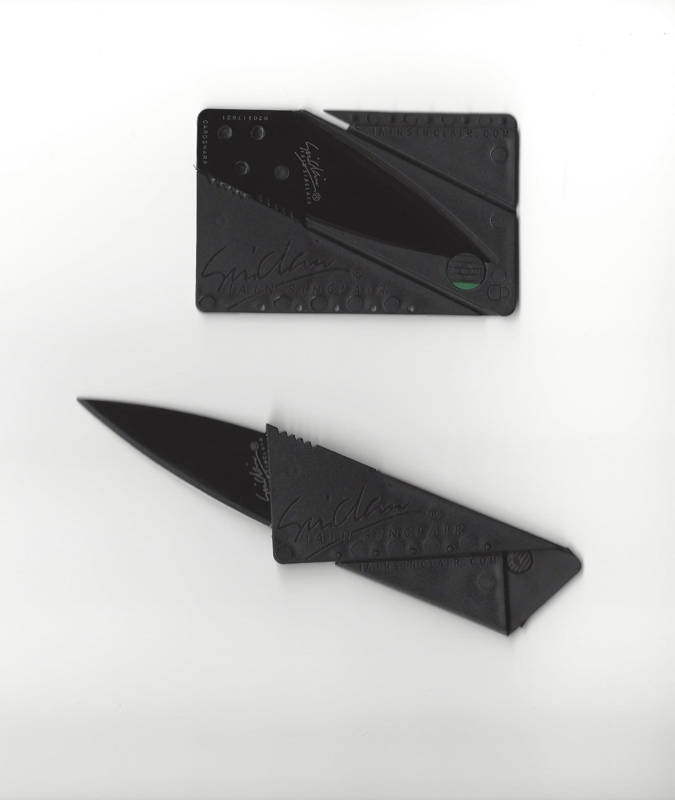 Emergency: Credit Card Folding Razor Knife, Black EDC - Wallet Survival Series