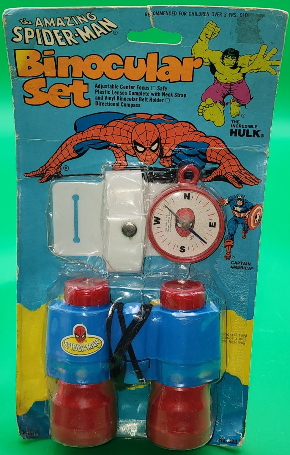 Spider-Man Hulk Toy Binocular Set In Package - Damaged Package