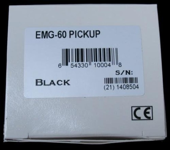 60 Active Guitar Humbucker Pickup, Black