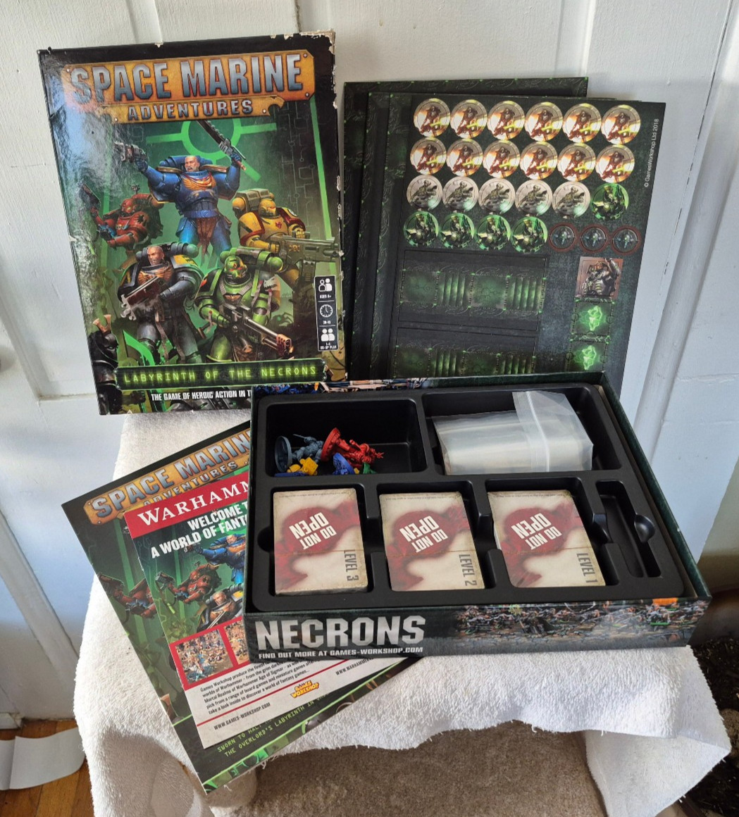 Warhammer 40,000: Space Marine Adventures Board Game Labyrinth Of The Necrons