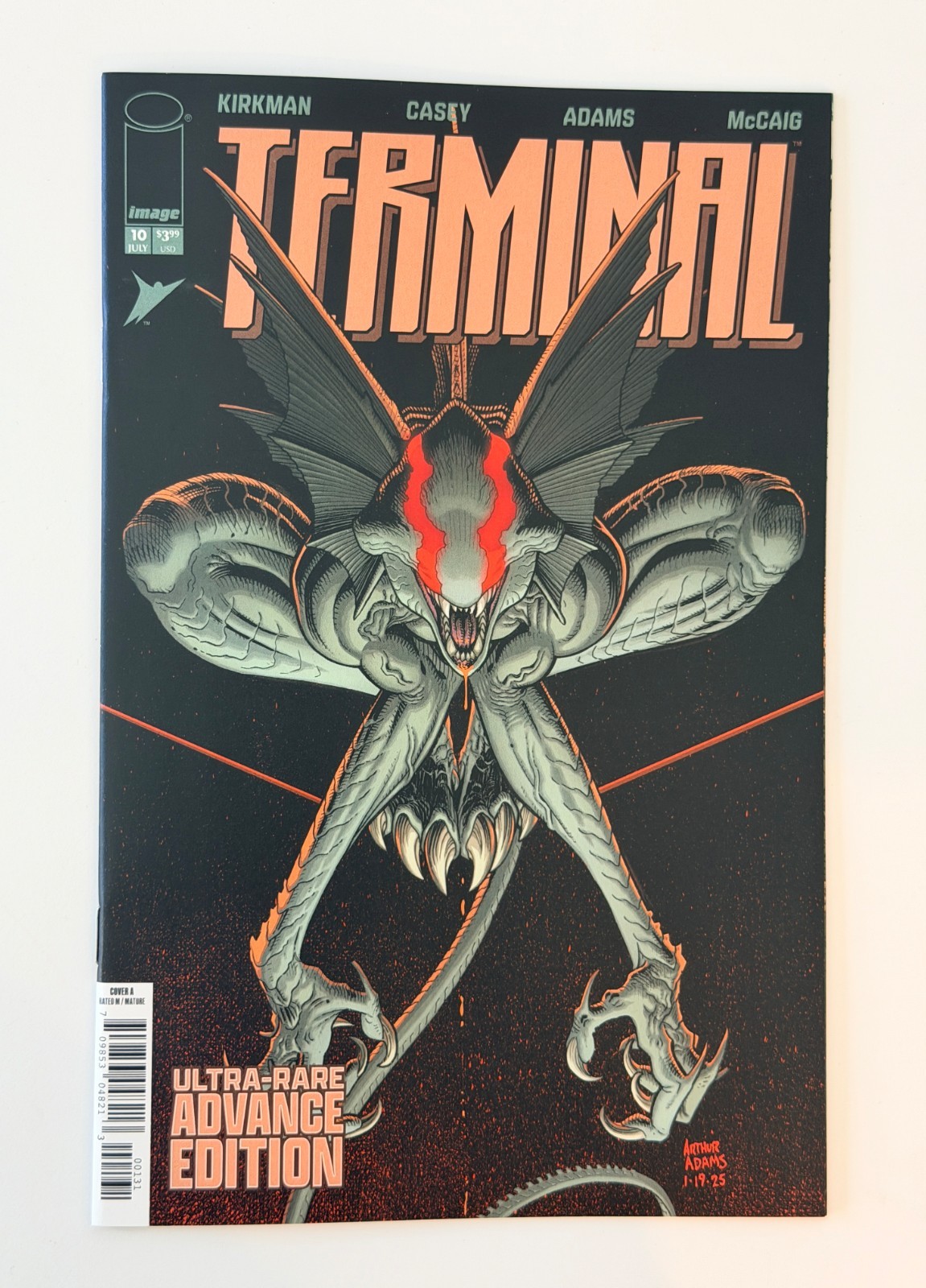 Terminal #10 Advance Edition Variant Ultra-Rare Image Comics Kirkman Adams NM+