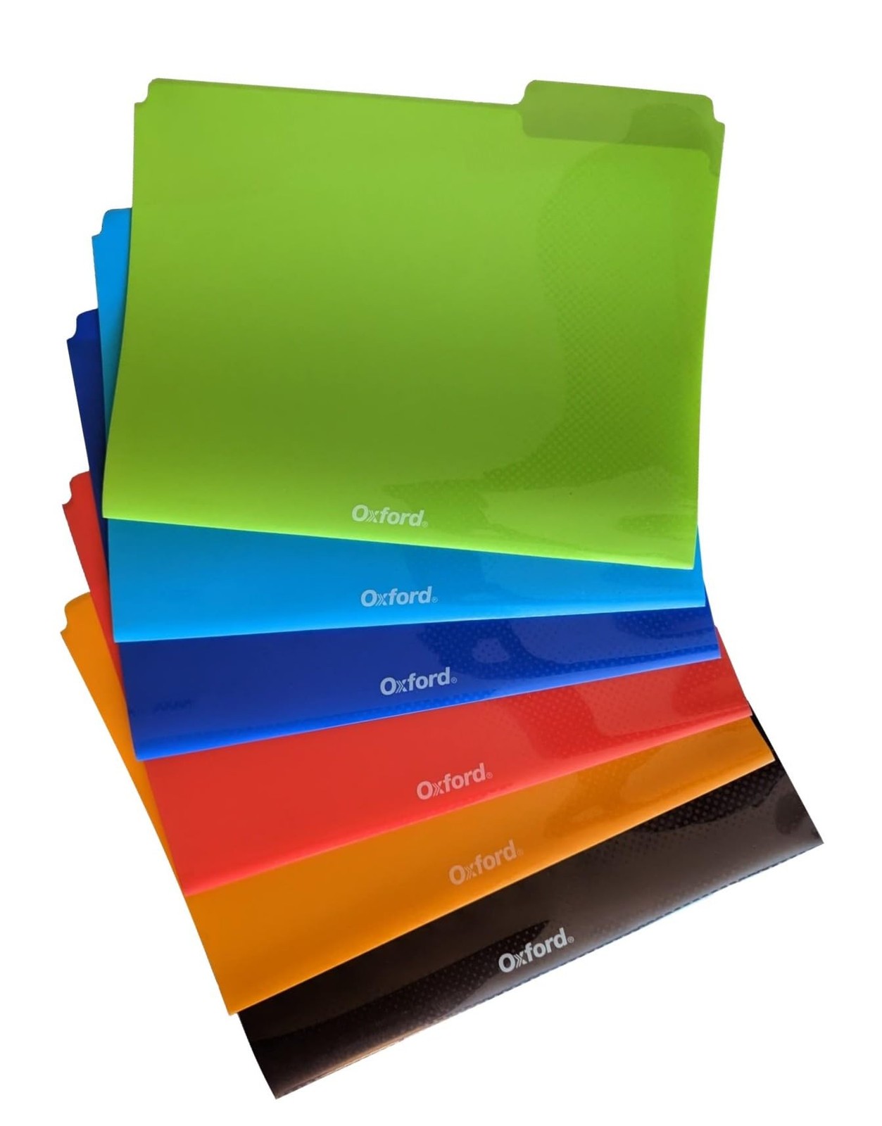 Oxford Poly 8-7/8" x 11-3/4", Blue, Red, Orange, Light Green, Black