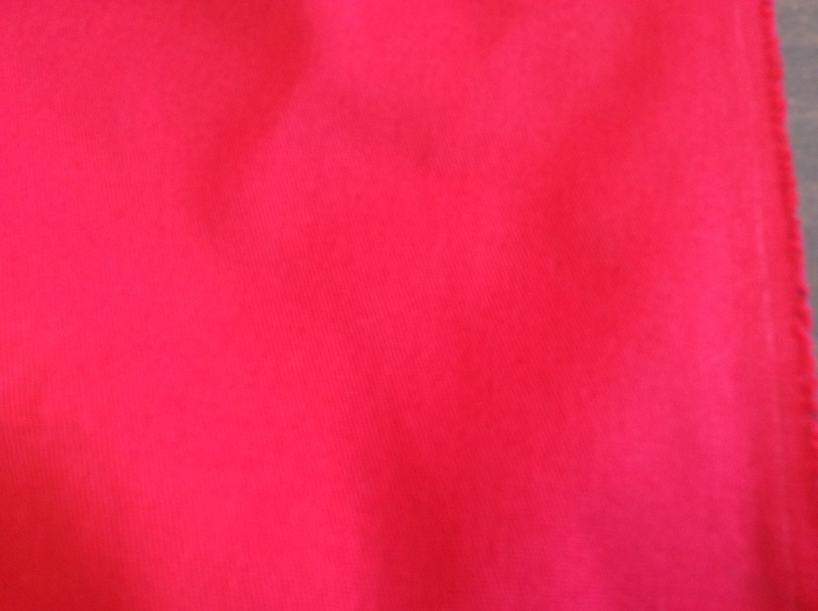 RED COTTON TWILL-66"W--BY THE YARD