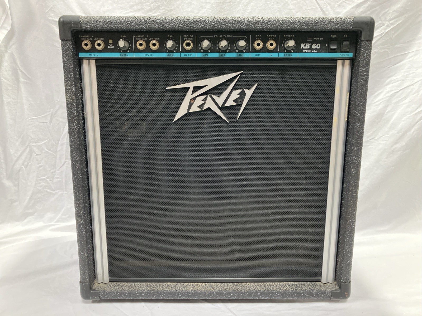 Vintage Peavey KB 60 Keyboard Amplifier 60W 2-Channel Classic Analog Amp - Works