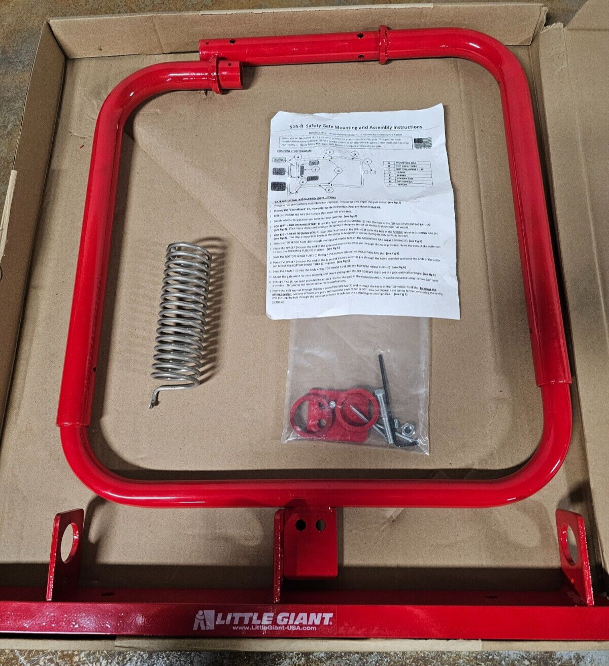 Little Giant SGS-R Adjustable Spring Safety Gate