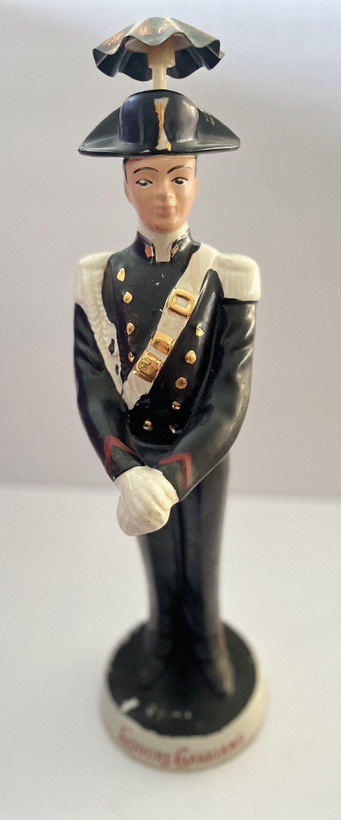 Liquore Galliano Italian Soldier Liquor Decanter 19" Tall Italy READ SALE!