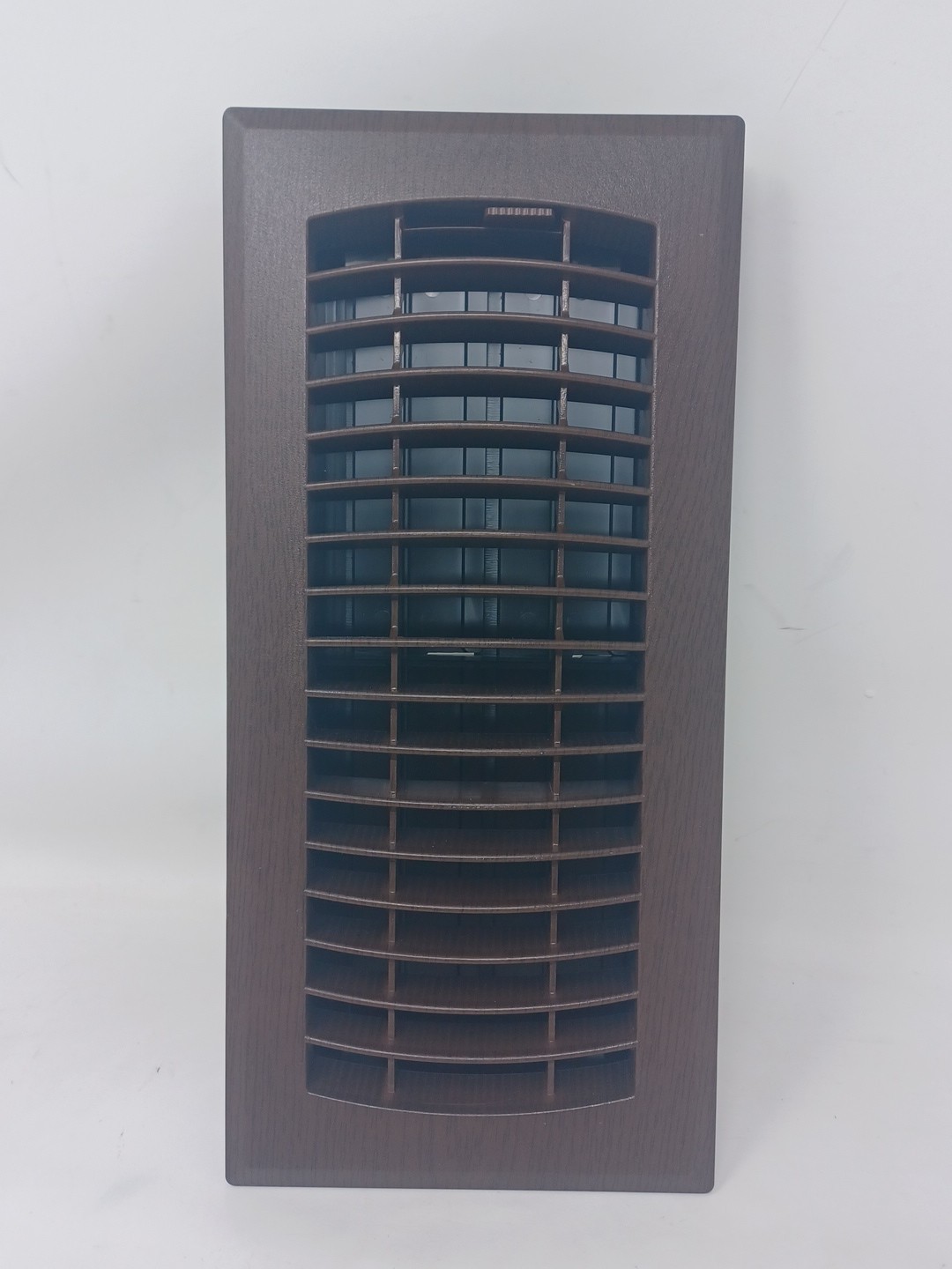 1 Faux Wood 4 In. X 10 In. Plastic Floor Register In Mahogany Grain