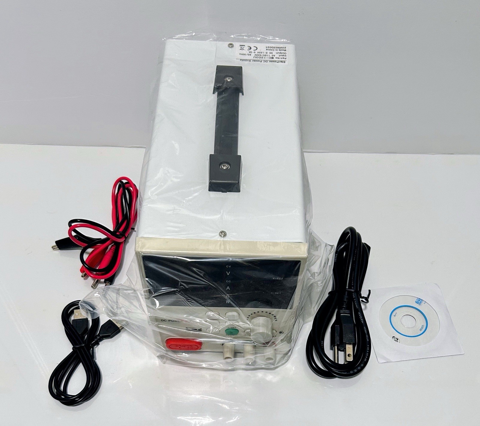 Precision 0-120V,0-3A Lab Grade Adjustable Switch Power Supply Regulated USB